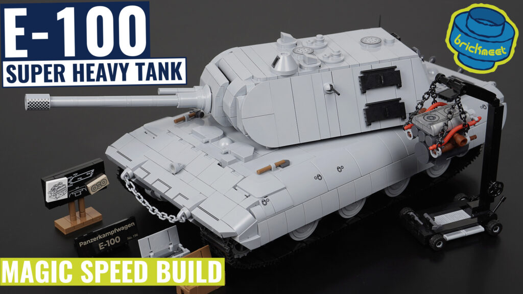 COBI 2571 – E-100 Super Heavy Tank – Limited Edition (Speed Build Review)
