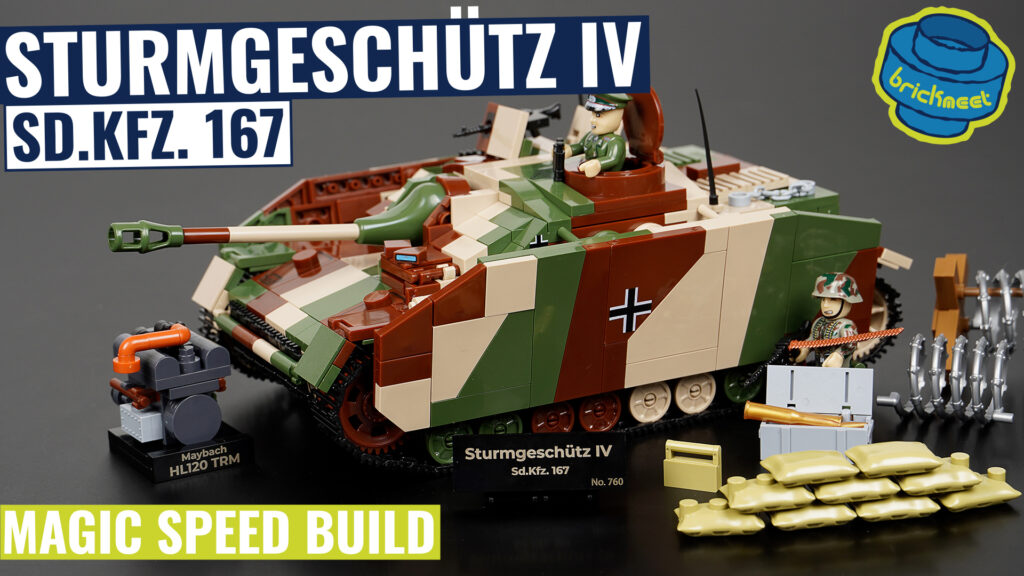 COBI 2575 – Sturmgeschütz IV – StuG 4 – Limited Edition  (Speed Build Review)