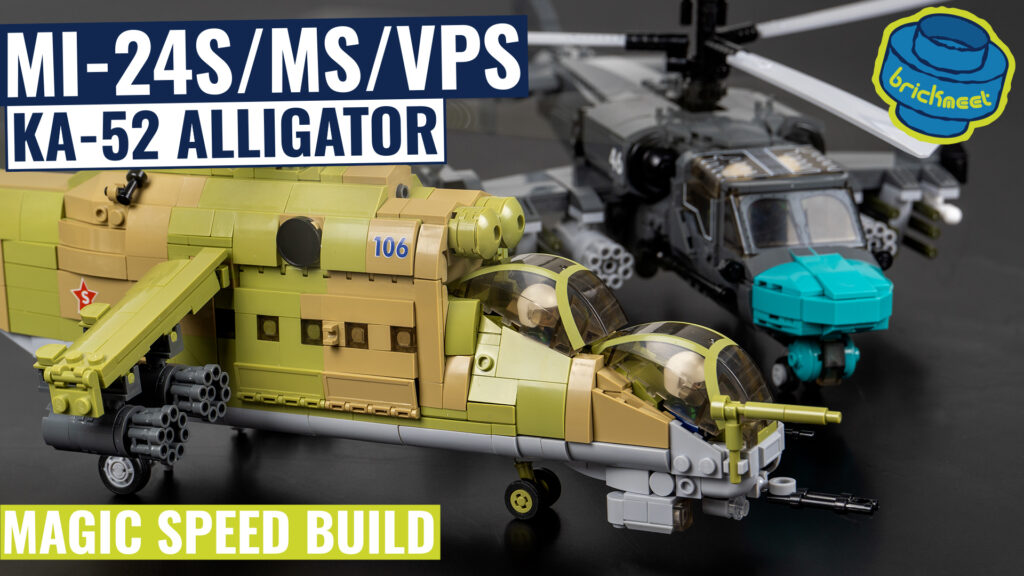 Sluban B1137+1138 – MI-24 Gunship + KA-52 Alligator – Double Pack w/ Variations (Speed Build Review)