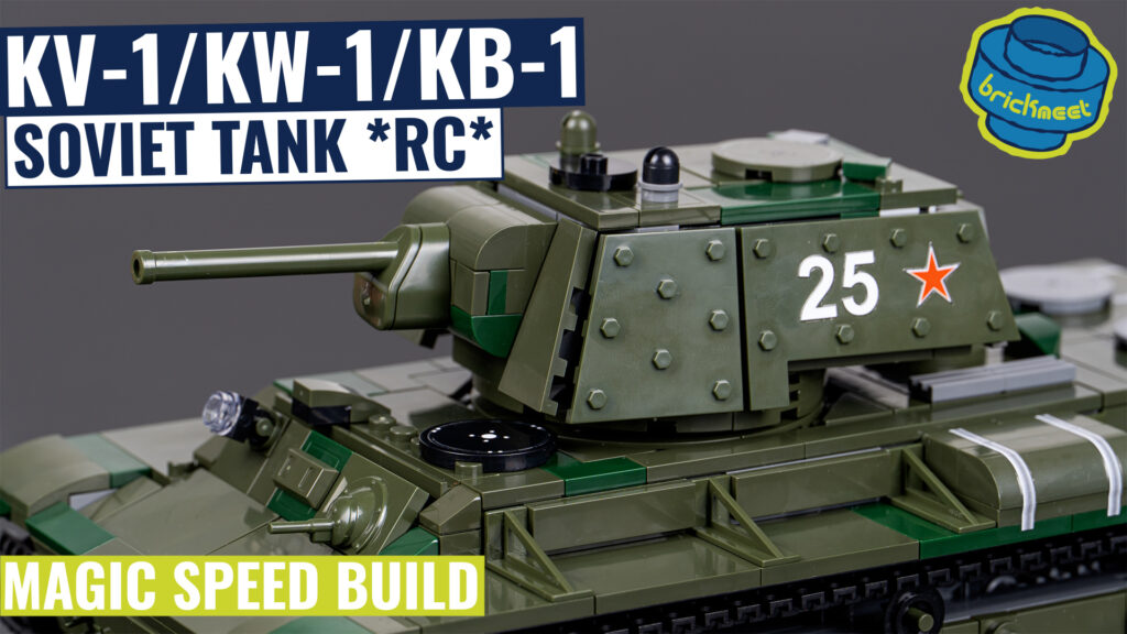 MouldKing 20025 – KV-1/KW-1/KB-1 Soviet Heavy Tank (Speed Build Review)