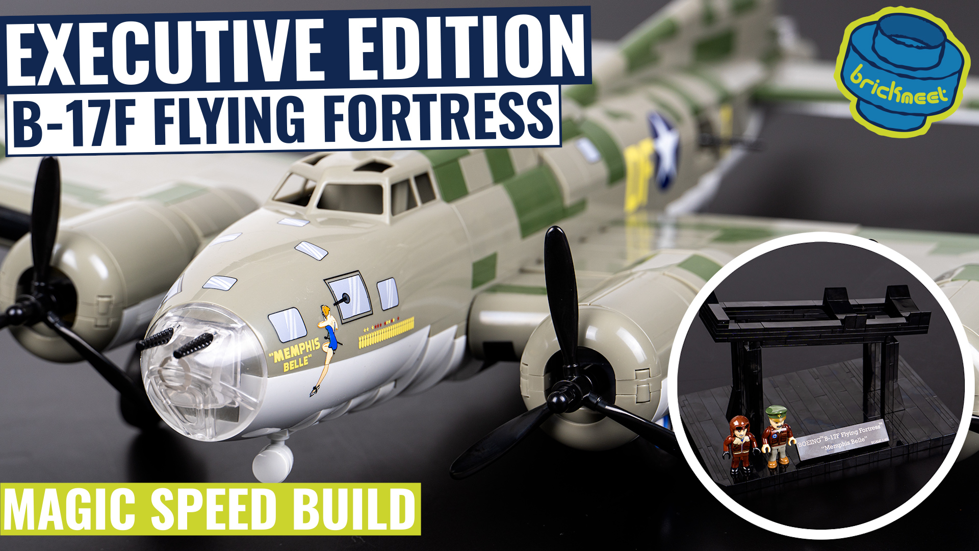 COBI 5749 - B-17F Flying Fortress „Memphis Belle“ (Speed Build