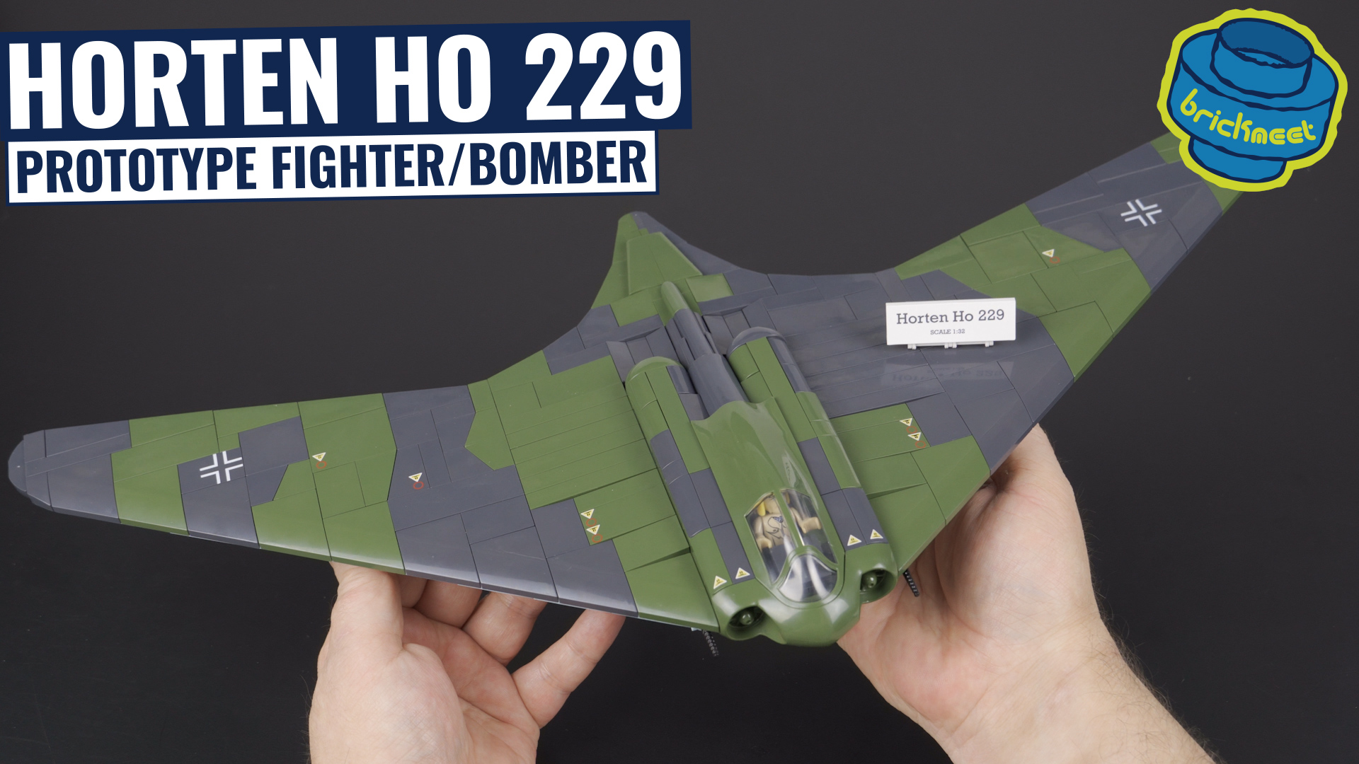 COBI 5757 - Horton Ho 229 - Futuristic Flying Wings (Speed Build Review ...