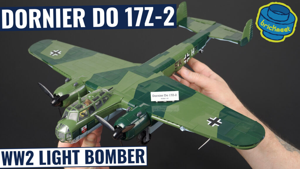 COBI 5754 – Light Bomber “Flying Pencil” Dornier DO 17Z-2 (Speed Build Review)