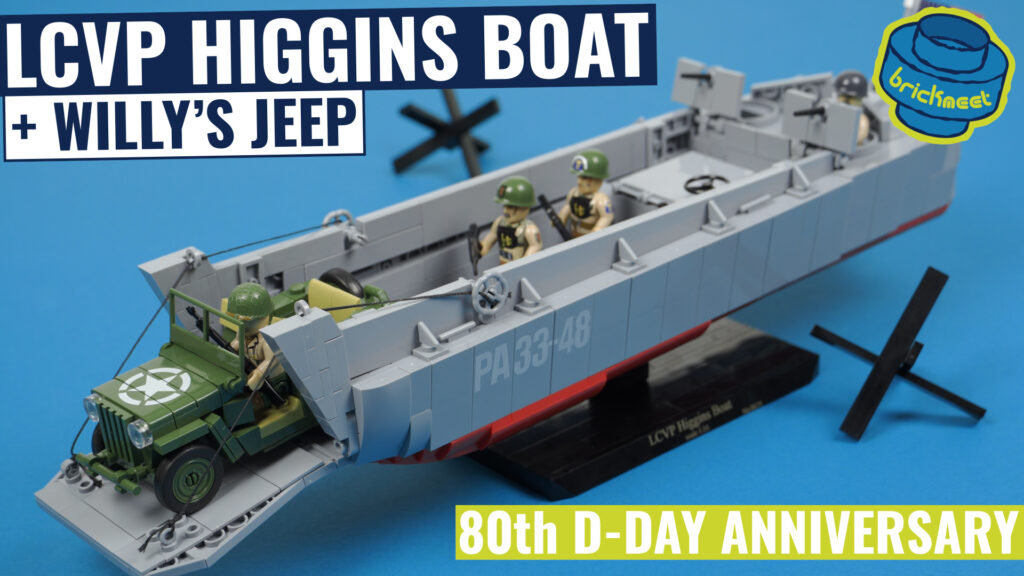 COBI 4848 – LIMITED EDITION Higgins Boat + Willy’s Jeep (Speed Build Review)
