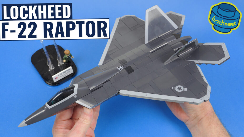 COBI 5855 – USAF Air Superiority Fighter – Lockheed F-22 RAPTOR (Speed Build Review)