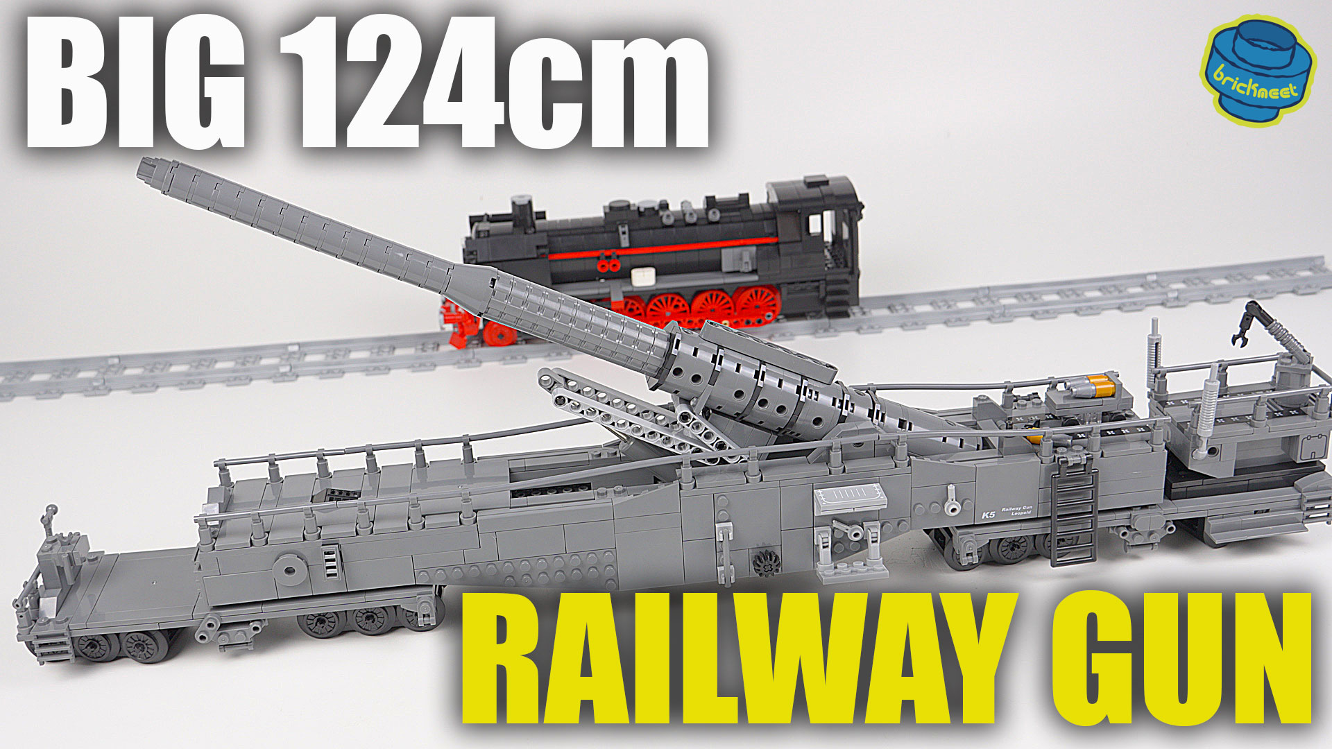 Forange FC4301 - 125cm K5 Leopold Railway Gun (Speed Build