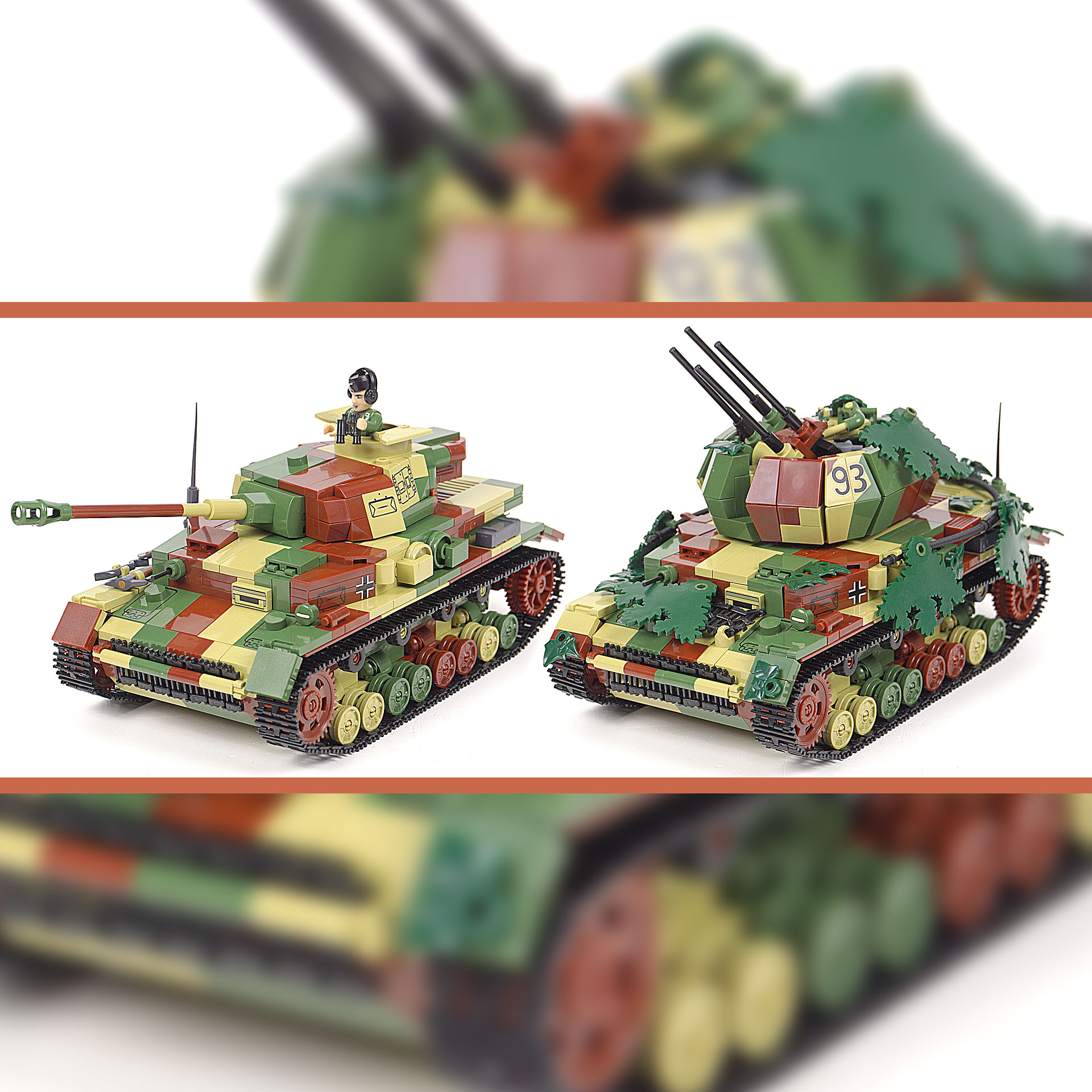 COBI Flakpanzer IV Wirbelwind MOC Here is my COBI Flakpa