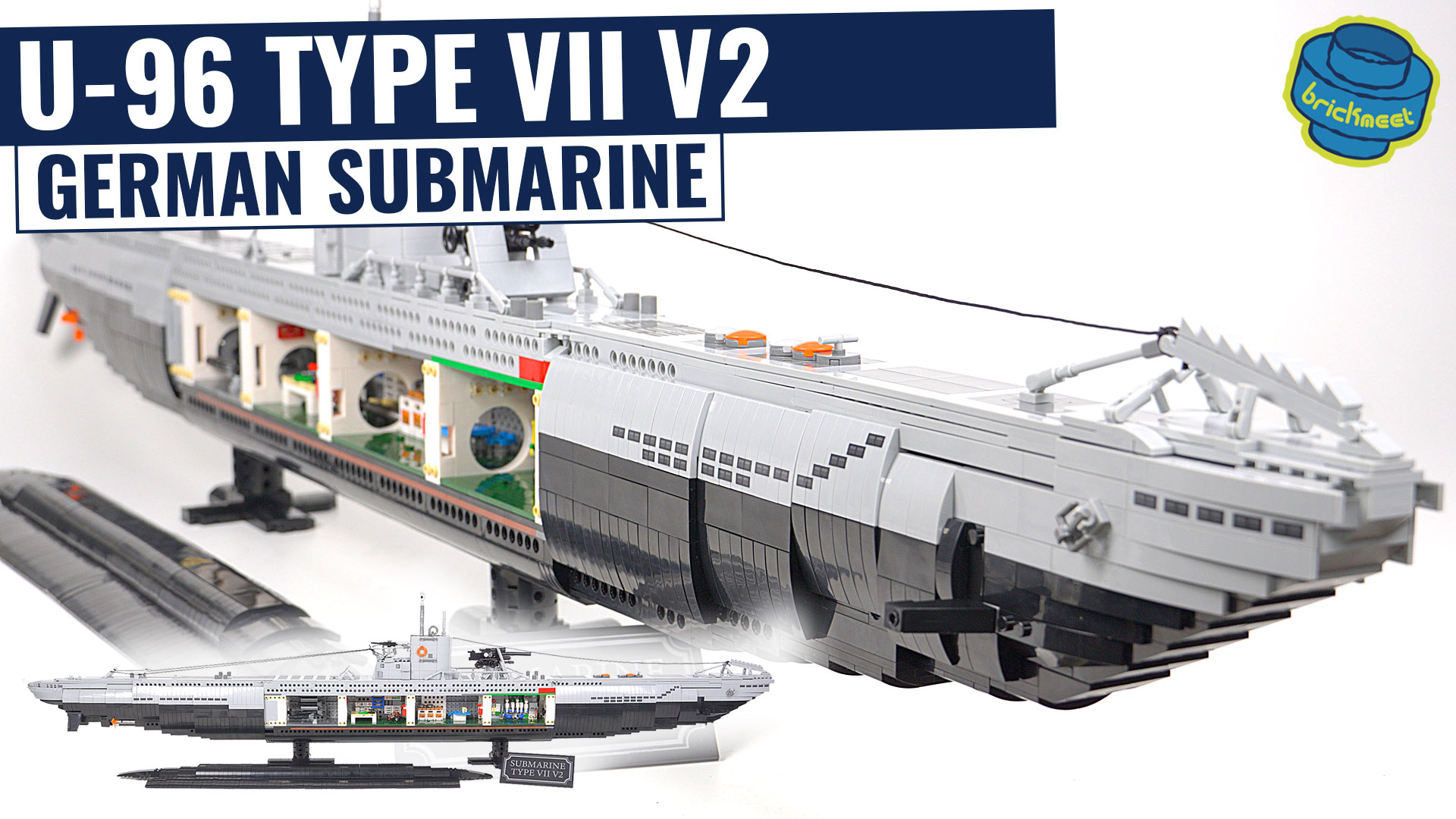 Reobrix 33050 - 140cm U-96 - Type VII V2 (Speed Build Review