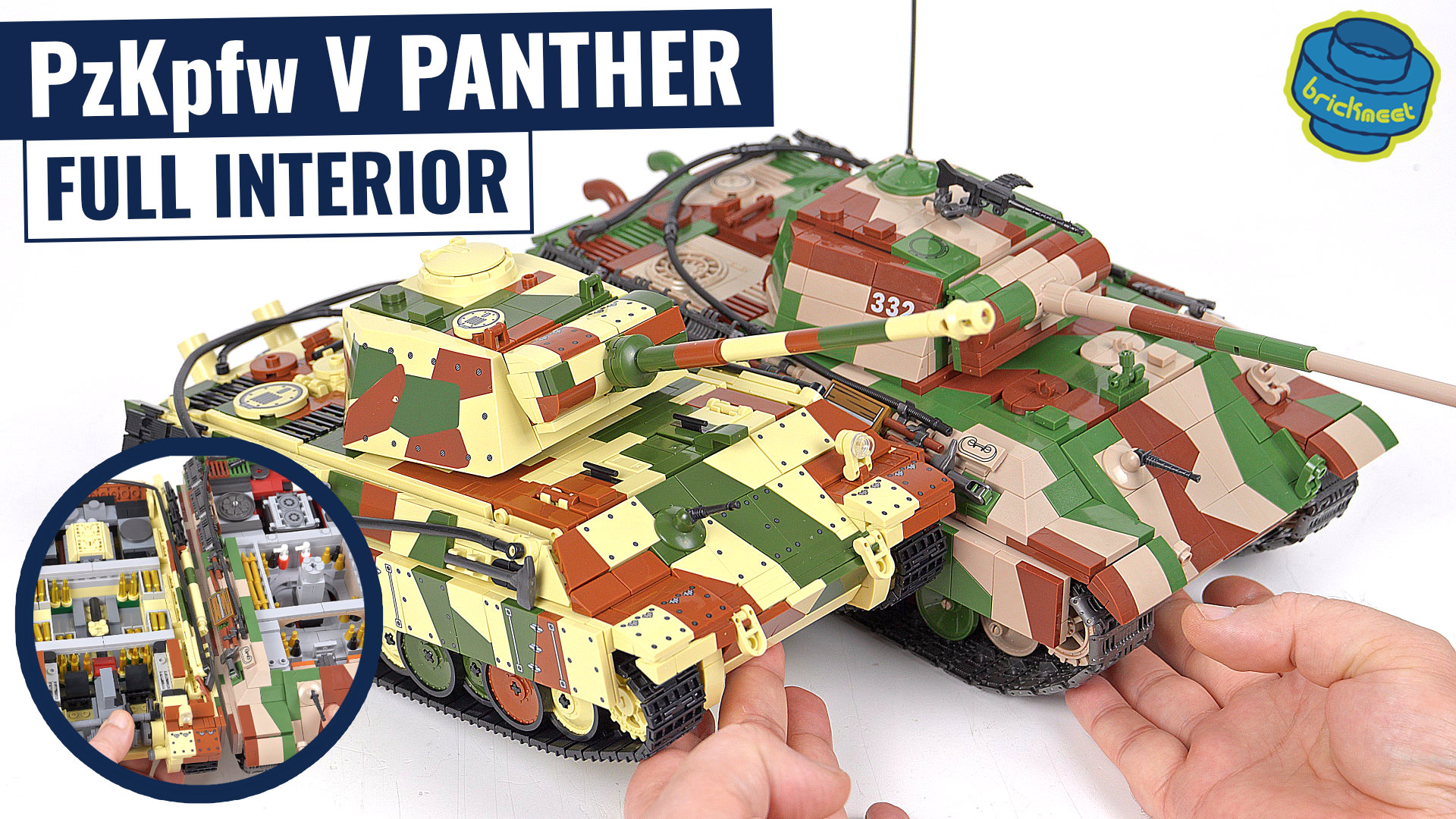12GO 97002 - PzKpfw. V Panther (Speed Build Review) - BrickMeet EN