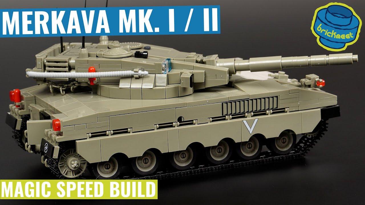 COBI 2621 - Merkava Mk.1 - Maquette En Briques - Char Israélien - Échelle 1:22 - Neuf